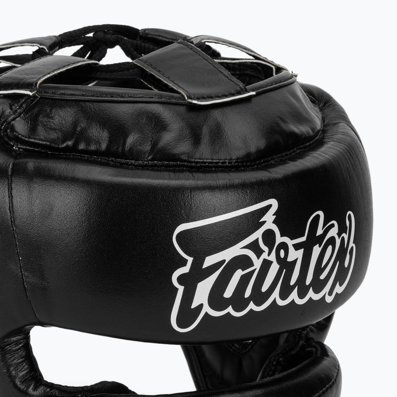 Боксерський шолом Fairtex Full Face Protector чорний 4
