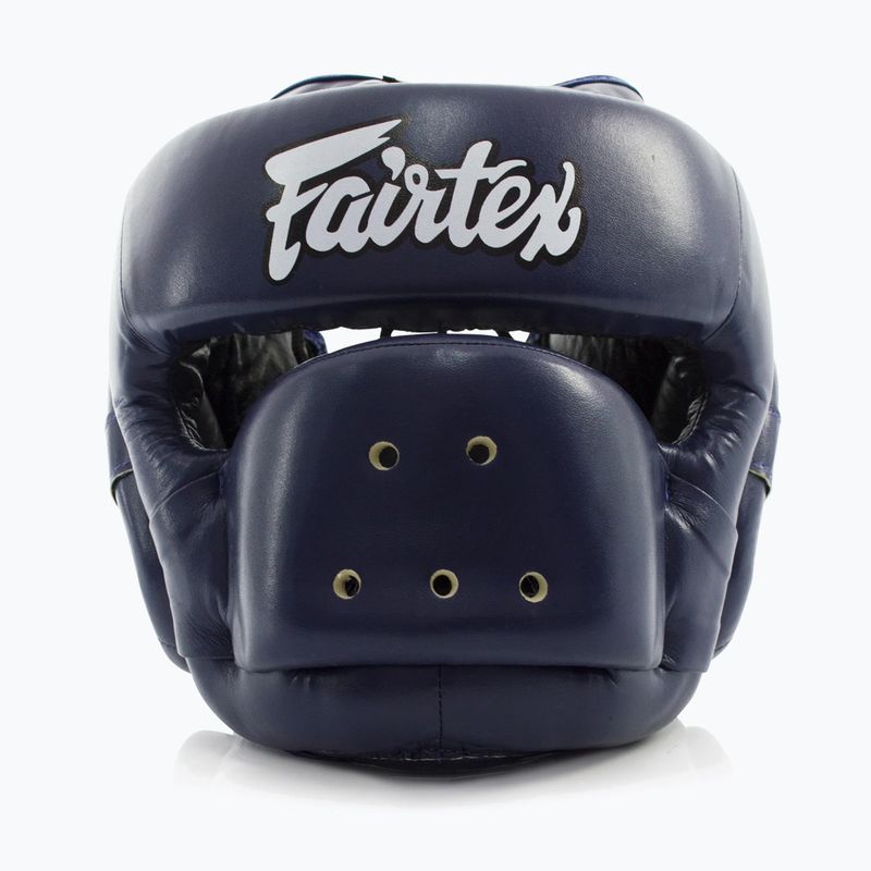 Боксерський шолом Fairtex Full Face Protector синій 2