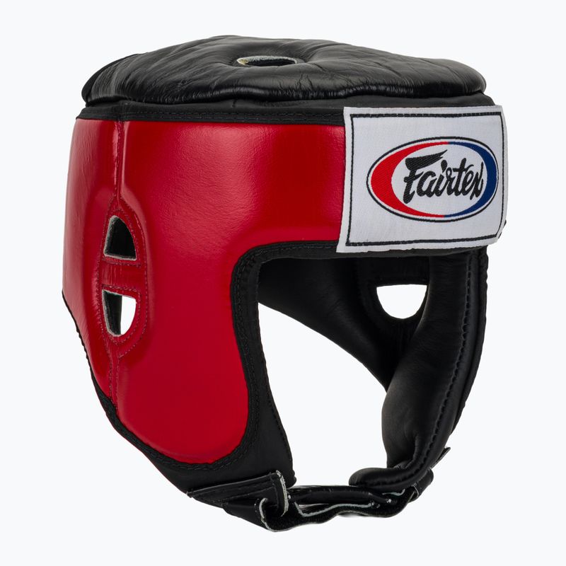 Шолом для змагань з муай-тай та кікбоксингу Fairtex червоний