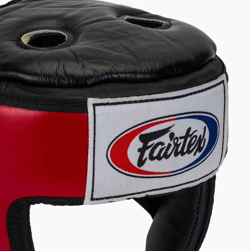 Шолом для змагань з муай-тай та кікбоксингу Fairtex червоний 4