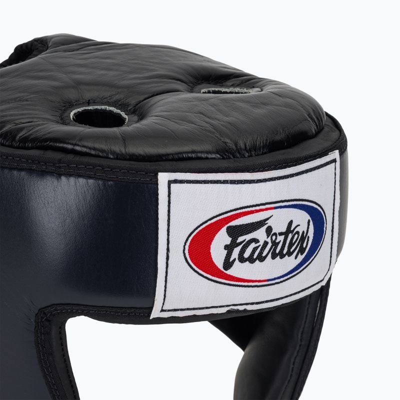 Шолом для змагань з муай-тай і кікбоксингу Fairtex синій 4