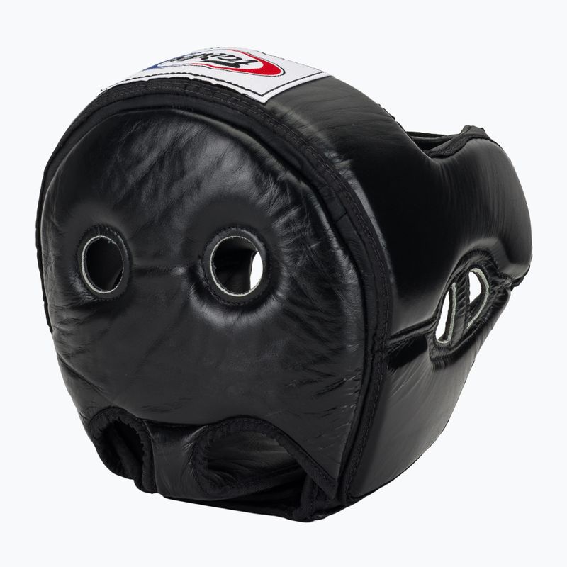 Захисний шолом для змагань з муай-тай і кікбоксингу Fairtex чорний 6