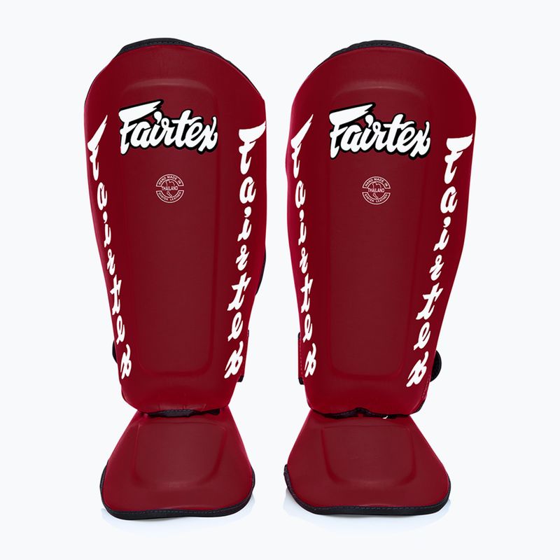 Знімні наколінники Fairtex In-Step Shin Pads, також відомі як захисні наколінники гомілки. "Твістер" червоний