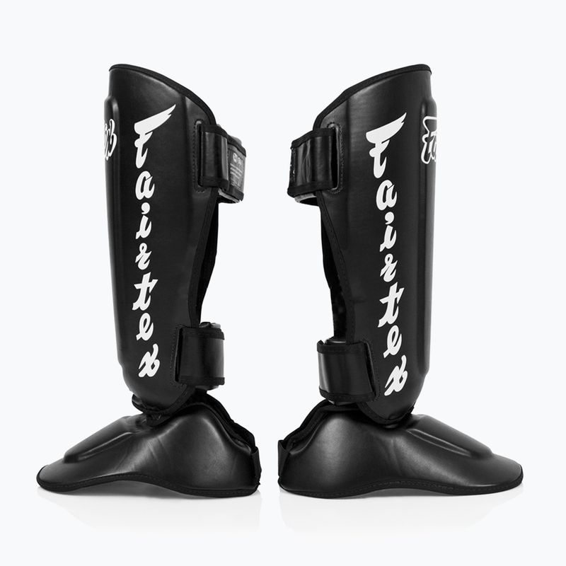 Знімні наколінники Fairtex In-Step Shin Pads, також відомі як захист гомілки. "Твістер" чорний 3
