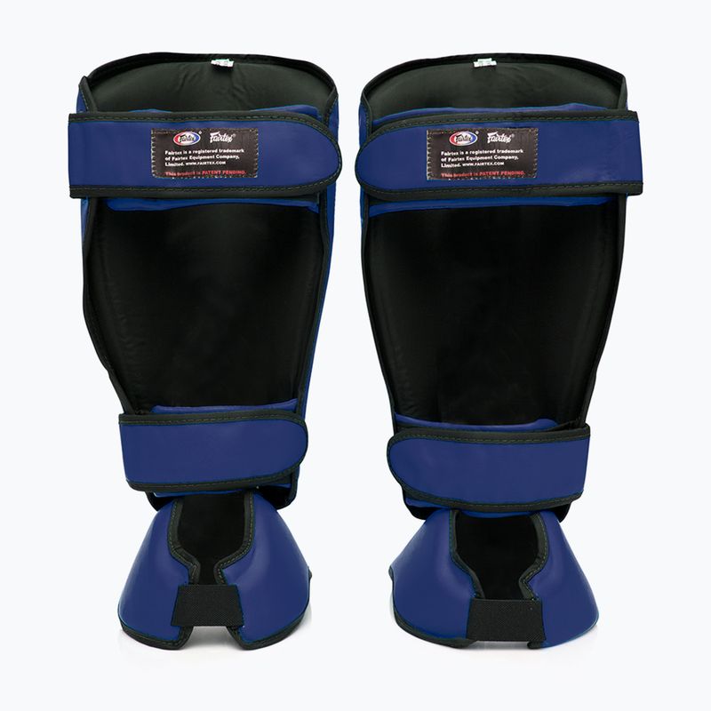 Знімні наколінники Fairtex In-Step Shin Pads, також відомі як захисні щитки для гомілки. "Твістер" синій 2