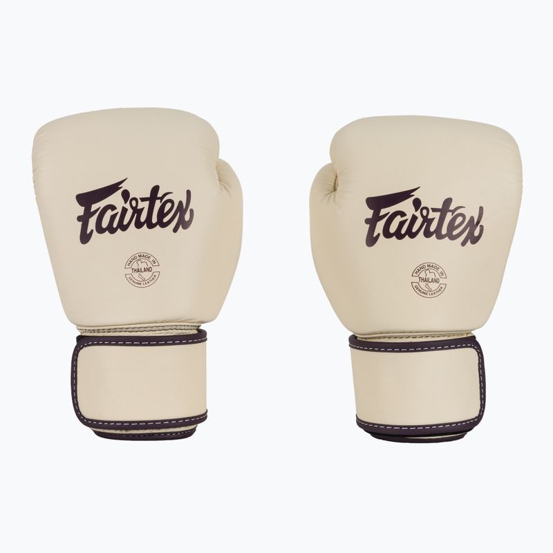 Боксерські рукавички з натуральної шкіри Fairtex хакі 2