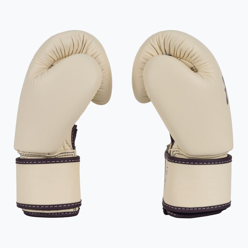 Боксерські рукавички з натуральної шкіри Fairtex хакі 4