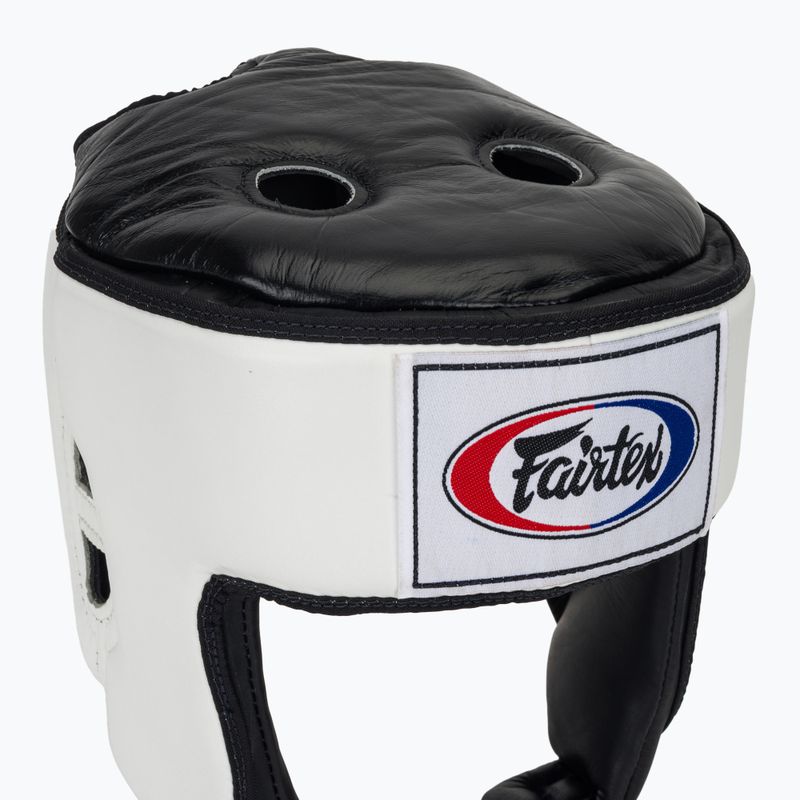 Шолом боксерський Fairtex Muay Thai & Kickboxing Competition white 4