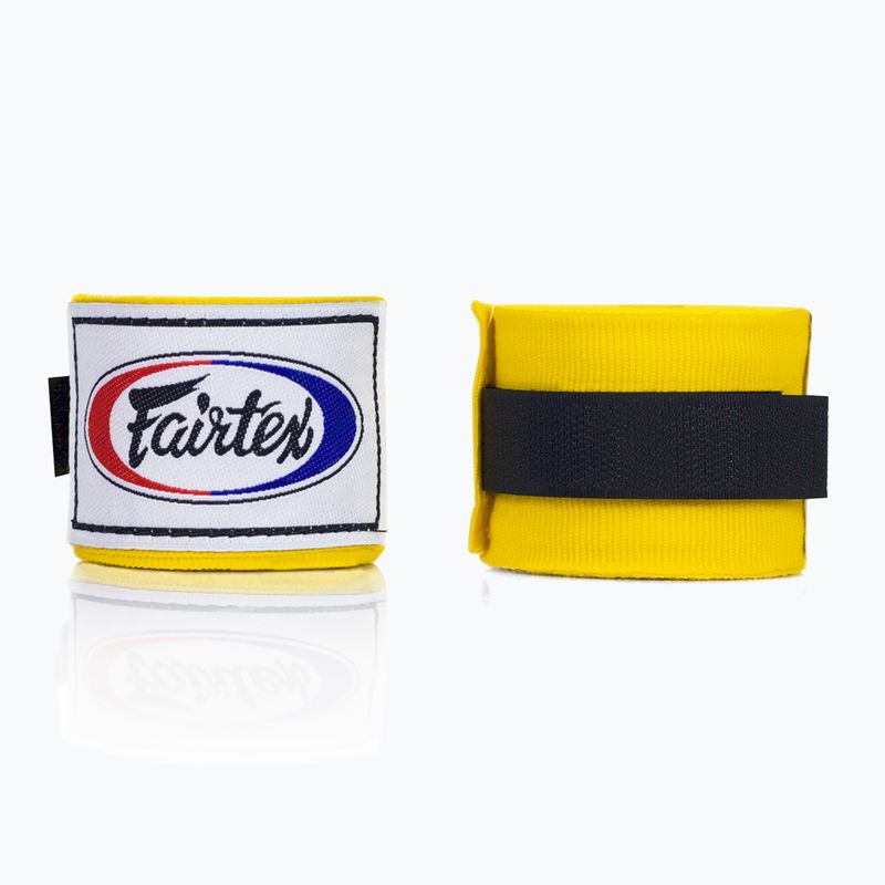 Бинти боксерські Fairtex Handwraps 300 см жовті