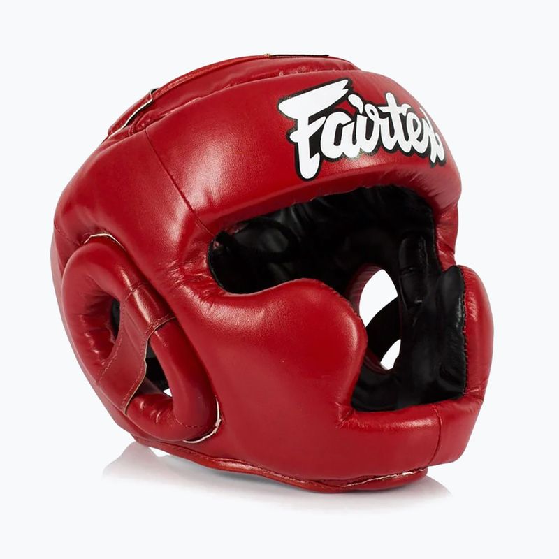 Боксерський шолом Fairtex Headguard for Kids червоний