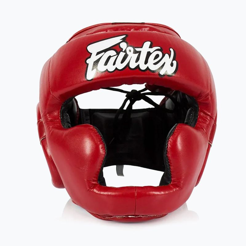 Боксерський шолом Fairtex Headguard for Kids червоний 2