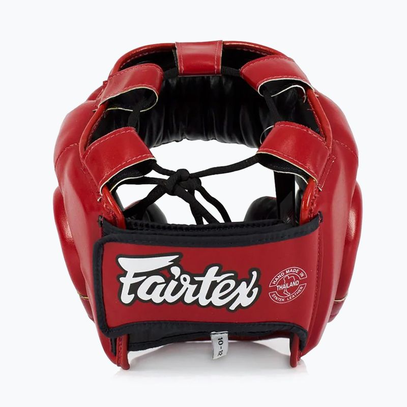 Боксерський шолом Fairtex Headguard for Kids червоний 3