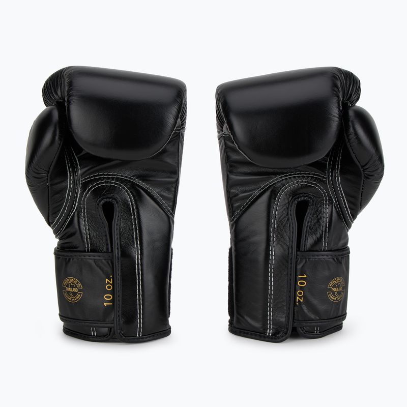 Боксерські рукавички Fairtex Glory Competition мереживні на липучках чорні 3