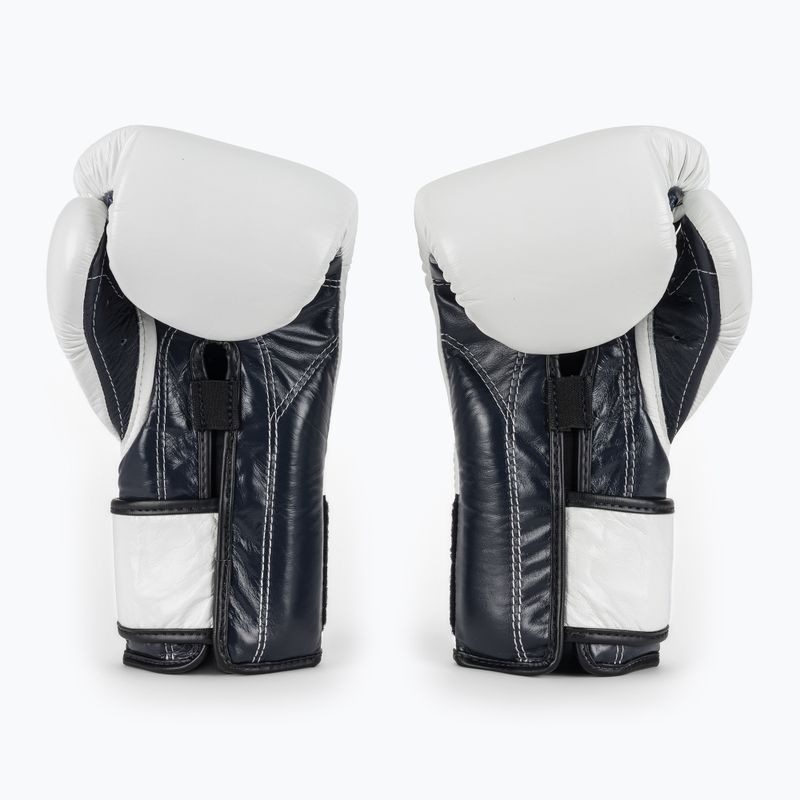 Боксерські рукавички Fairtex Heavy Hitter Mexican Style біло-сині 3