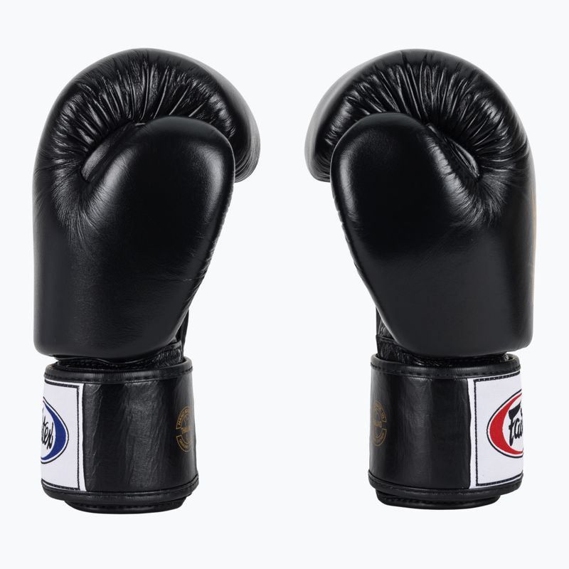 Боксерські рукавички Fairtex Deluxe Tight-Fit чорні 4