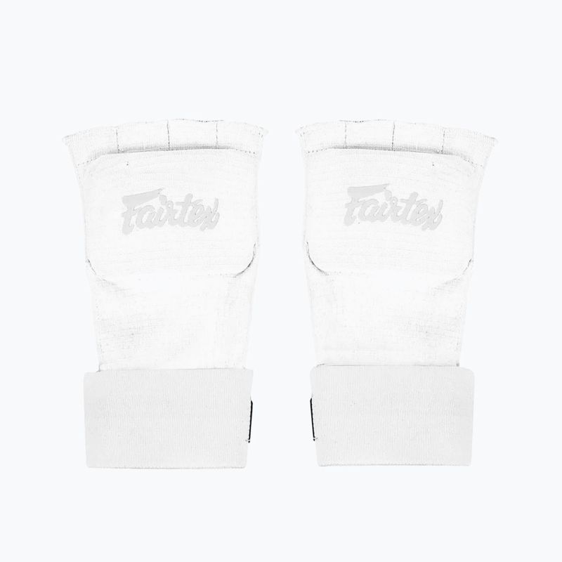 Боксерські рукавички Fairtex Quick Wraps внутрішні білі