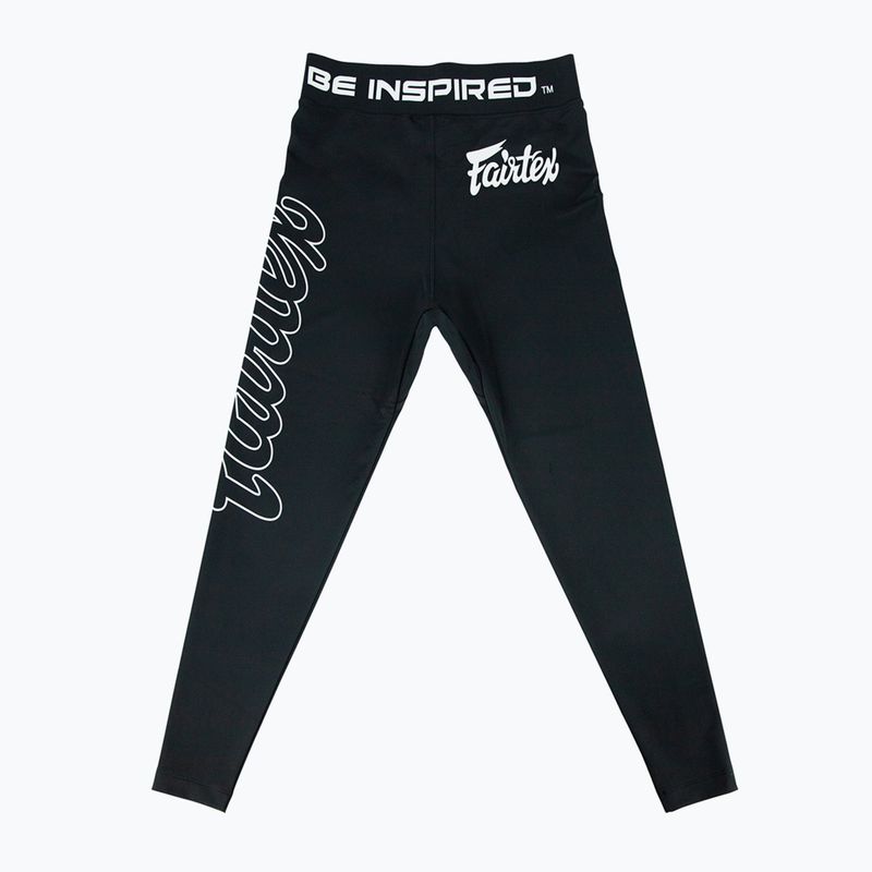 Чоловічі тренувальні легінси Fairtex Compression CP2 чорні 2