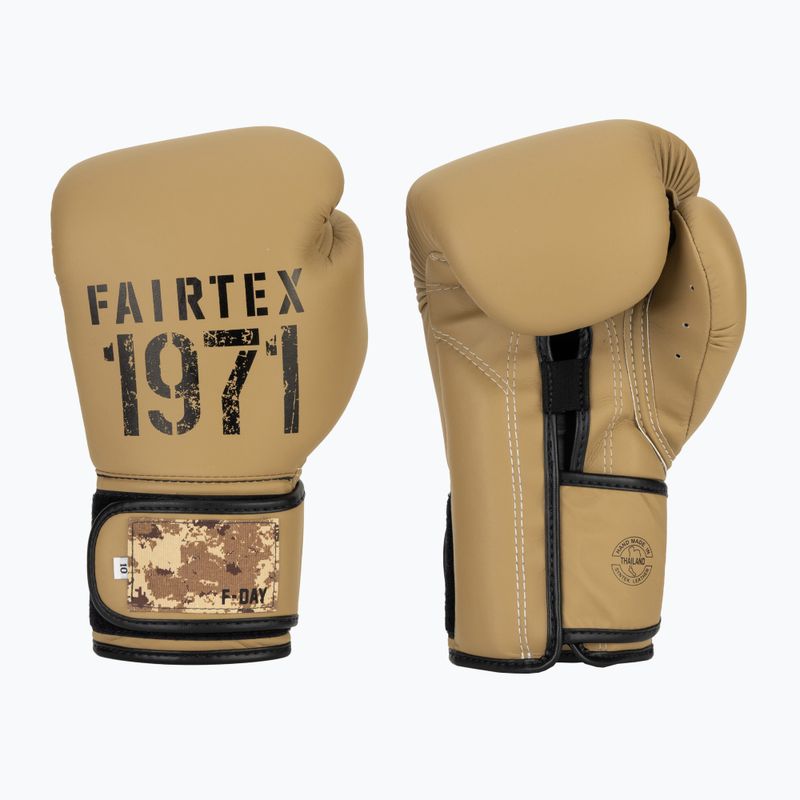 Боксерські рукавички Fairtex F-DAY 2 Limited Edition в кольорі хакі 2