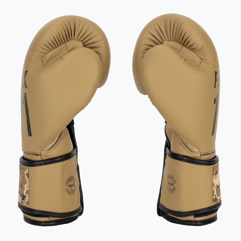 Боксерські рукавички Fairtex F-DAY 2 Limited Edition в кольорі хакі 4