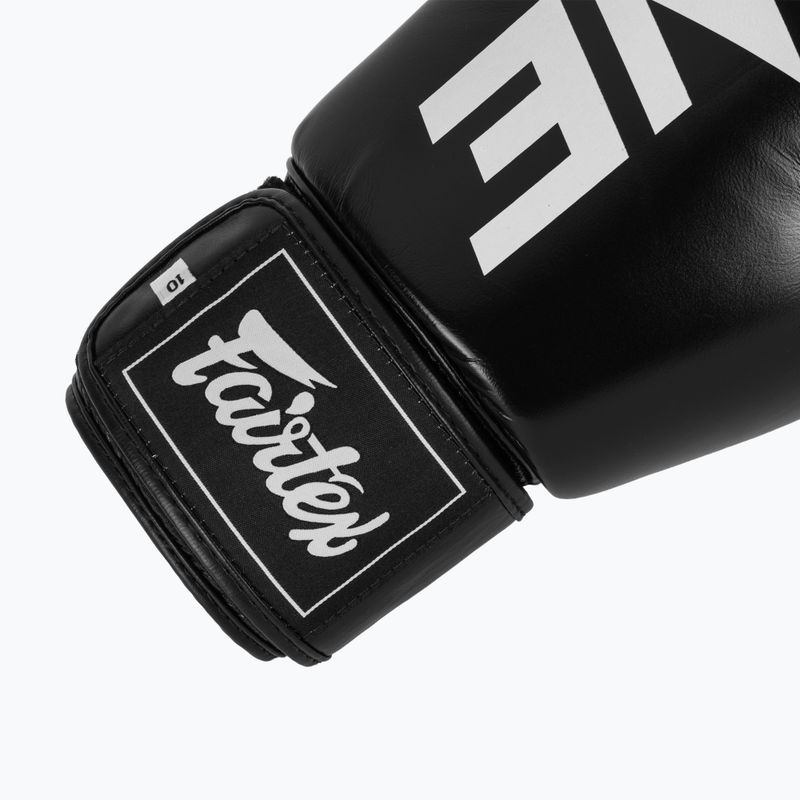 Боксерські рукавички Fairtex ONE X Fairtex чорні 6