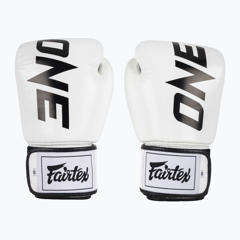 Боксерські рукавички Fairtex ONE X Fairtex білі 2