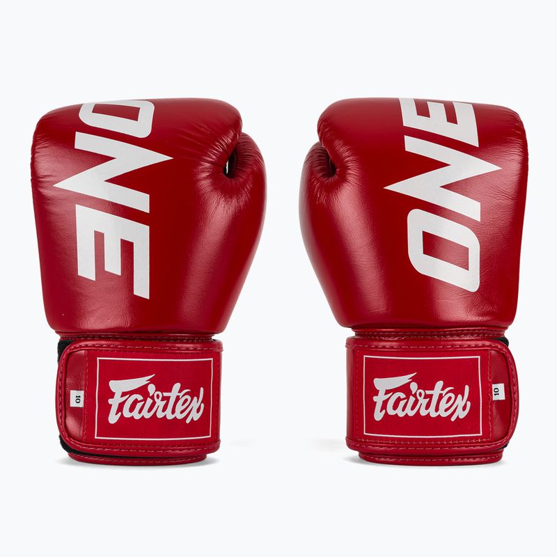 Боксерські рукавички Fairtex ONE X Fairtex червоні 2