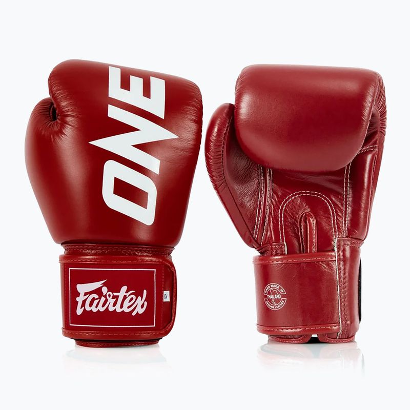 Боксерські рукавички Fairtex ONE X Fairtex червоні