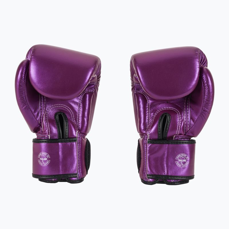 Боксерські рукавички Fairtex Metallic фіолетові 3