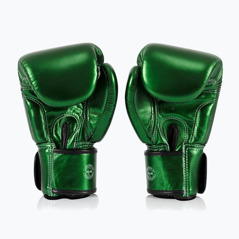 Боксерські рукавички Fairtex металік зелені 2