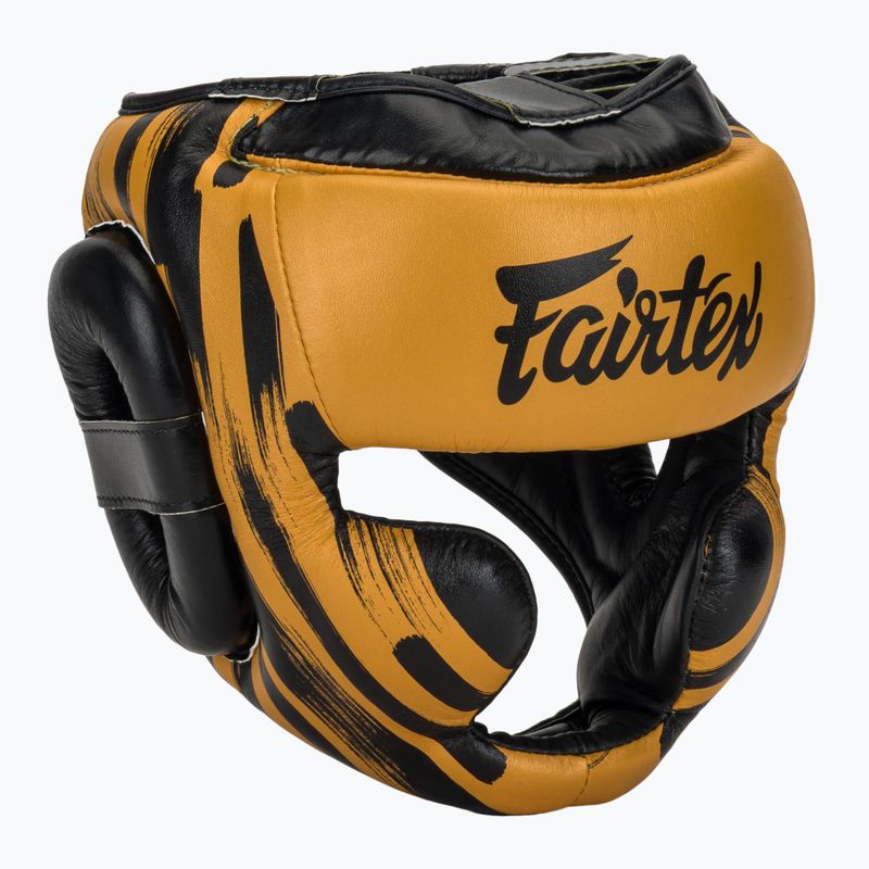 Шолом боксерський Fairtex Microfiber Headguard gold