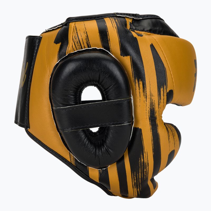 Шолом боксерський Fairtex Microfiber Headguard gold 2