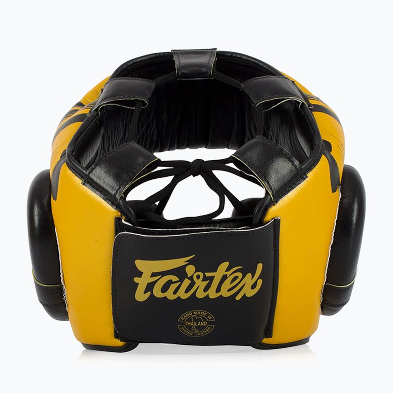 Шолом боксерський Fairtex Microfiber Headguard gold 5