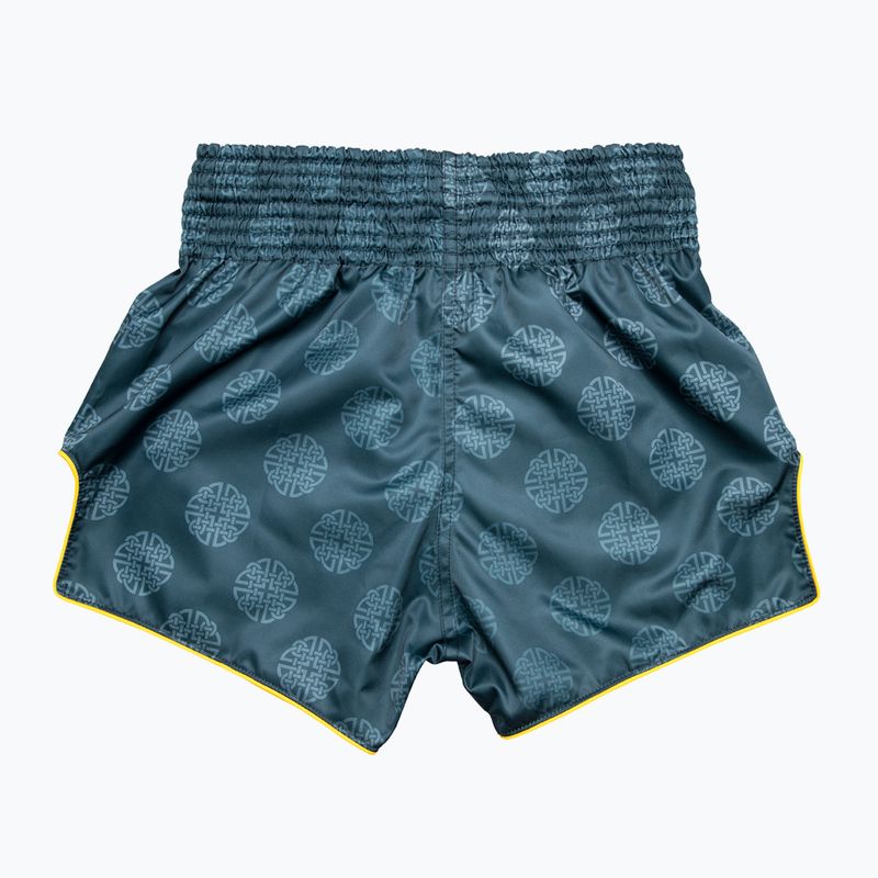 Тренувальні шорти для муай-тай Fairtex BS1915 'Clubber' тихоокеанський зелений 2