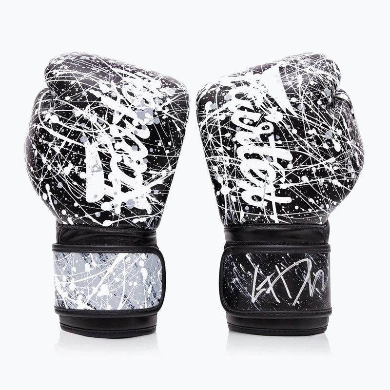 Рукавички Fairtex Microfibre Art Collections Рукавички художника чорні/білі