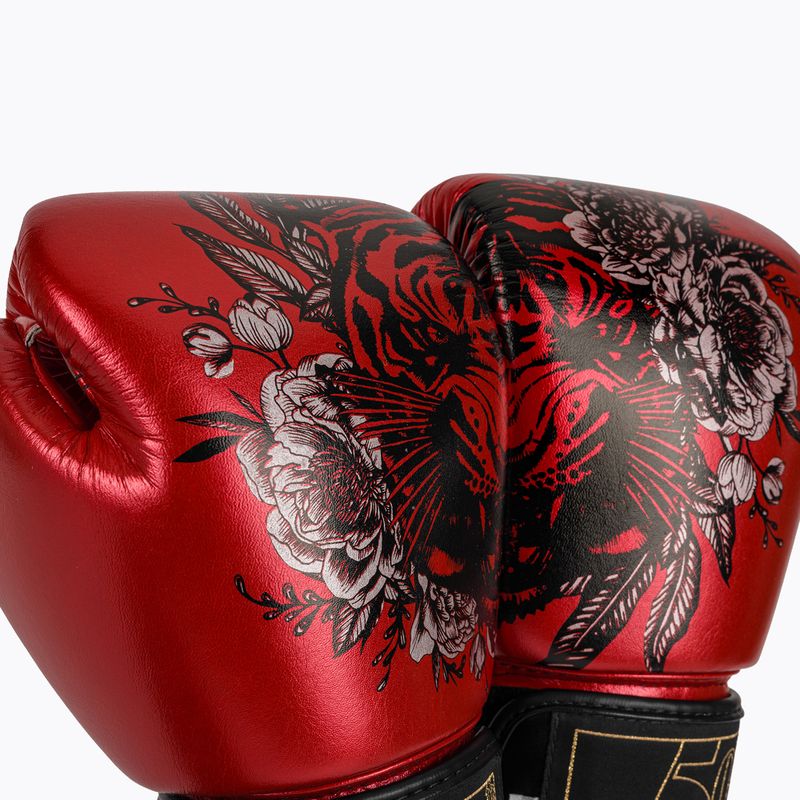 Боксерські рукавички Fairtex Golden Jubilee червоні 7