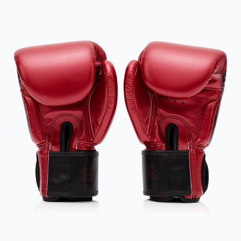 Боксерські рукавички Fairtex Golden Jubilee червоні 2