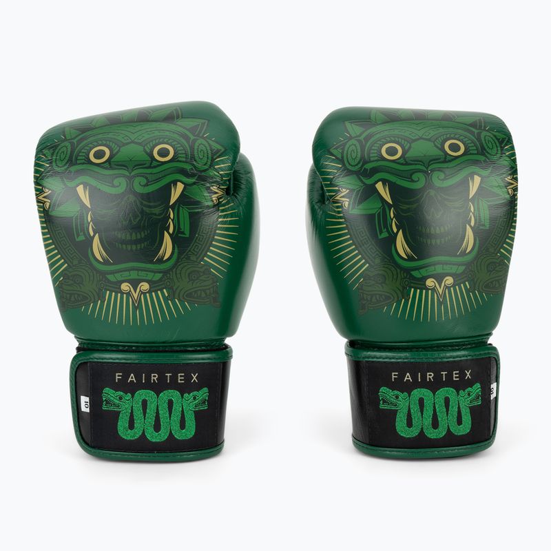Боксерські рукавички Fairtex X Tom Atencio Boxing Resurrection зелені 2