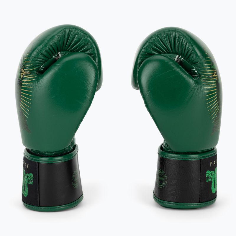 Боксерські рукавички Fairtex X Tom Atencio Boxing Resurrection зелені 4