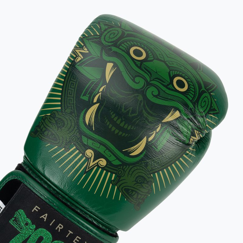 Боксерські рукавички Fairtex X Tom Atencio Boxing Resurrection зелені 5