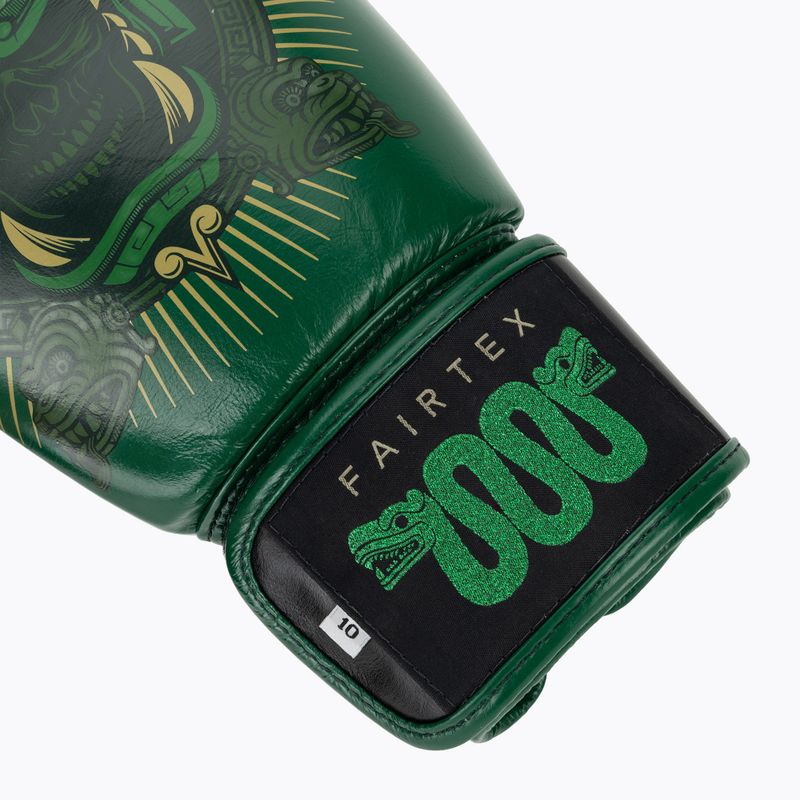Боксерські рукавички Fairtex X Tom Atencio Boxing Resurrection зелені 6