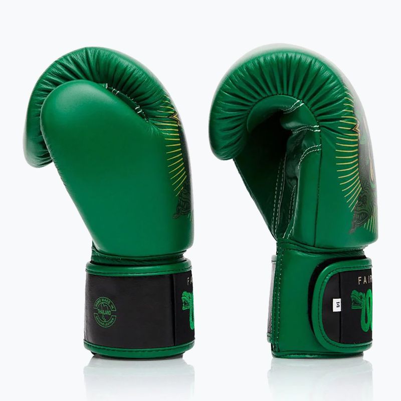 Боксерські рукавички Fairtex X Tom Atencio Boxing Resurrection зелені 3