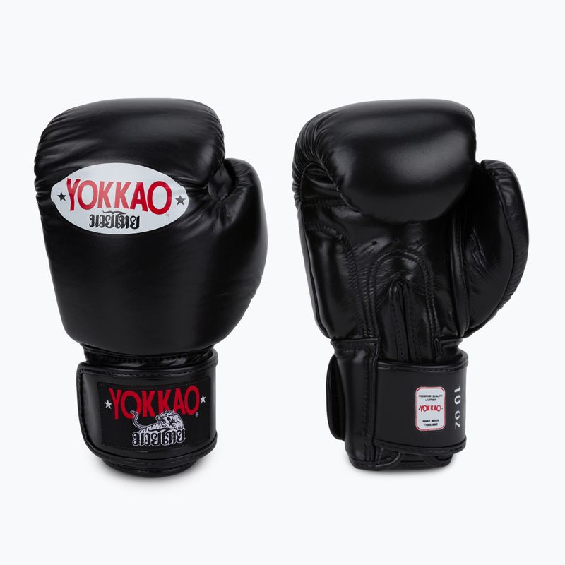 Рукавиці боксерські YOKKAO Matrix чорні BYGL-X-1 3
