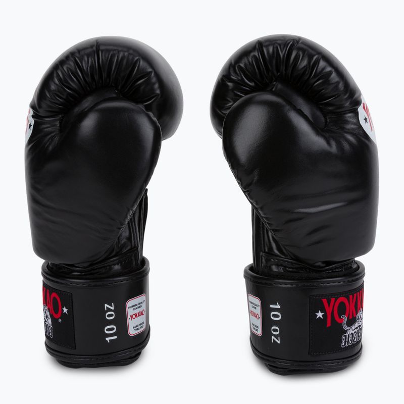 Рукавиці боксерські YOKKAO Matrix чорні BYGL-X-1 4