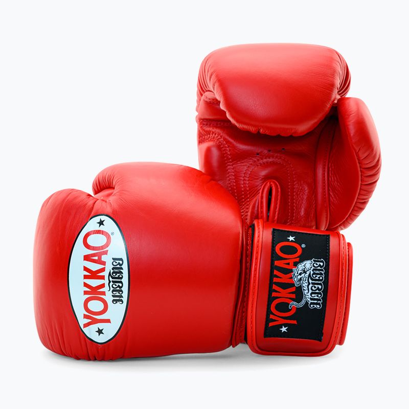 Рукавиці боксерські чоловічі YOKKAO Matrix red 7