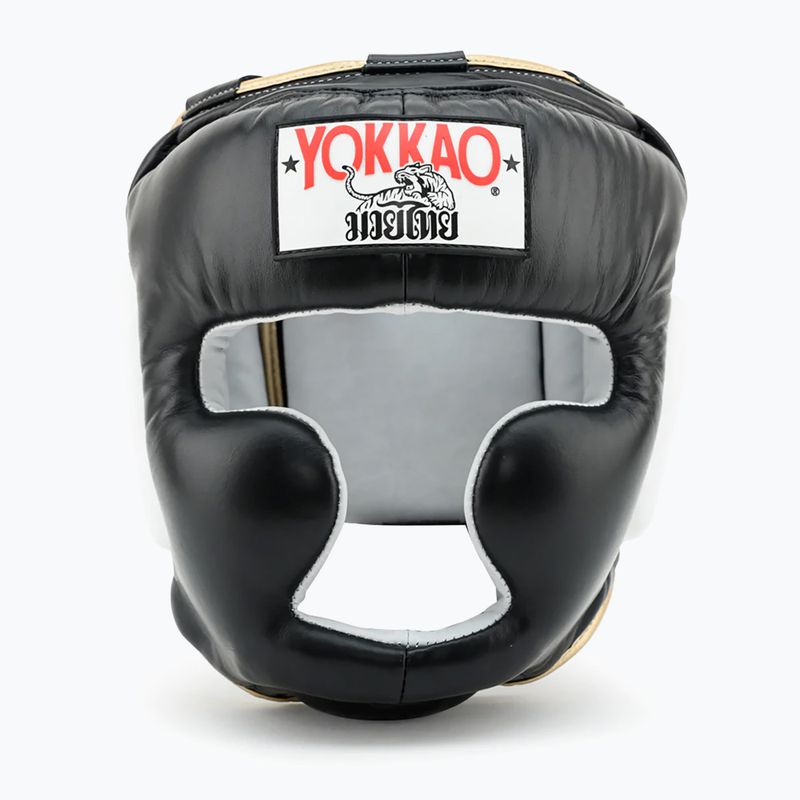Шолом для бойових видів спорту YOKKAO Training Headguard чорний HYGL-1-1 5