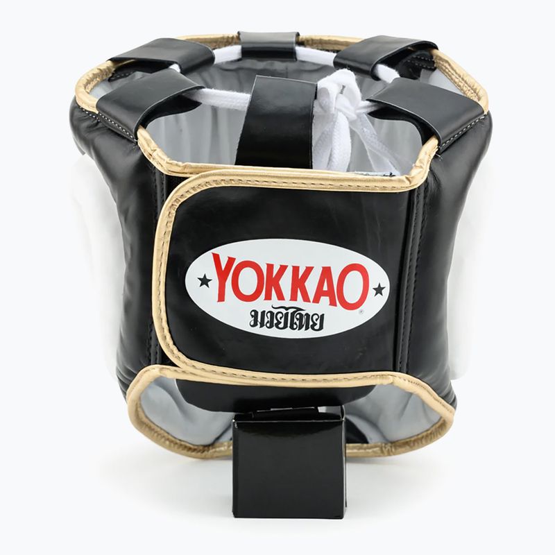 Шолом для бойових видів спорту YOKKAO Training Headguard чорний HYGL-1-1 7