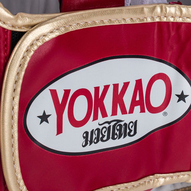 Шолом для бойових видів спорту YOKKAO Training Headguard червоний HYGL-1-2 4