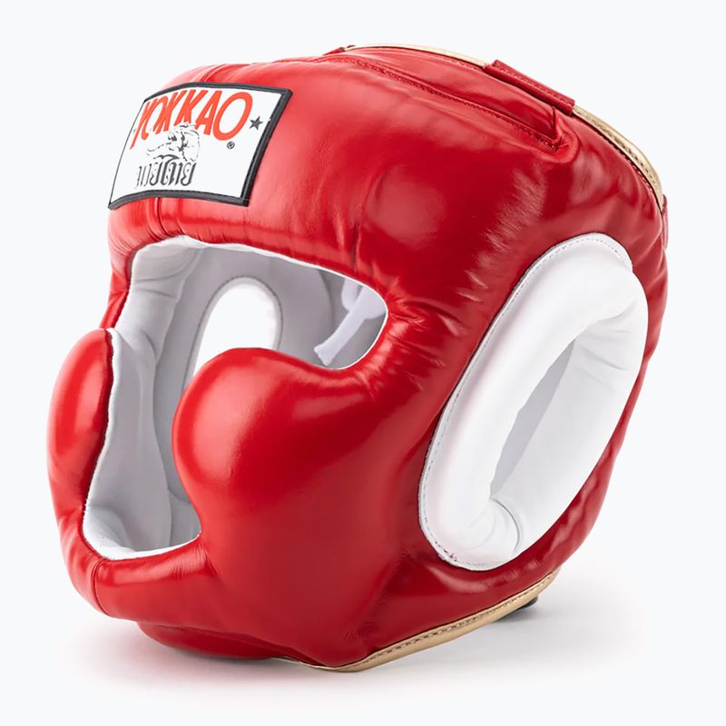 Шолом для бойових видів спорту YOKKAO Training Headguard червоний HYGL-1-2 9