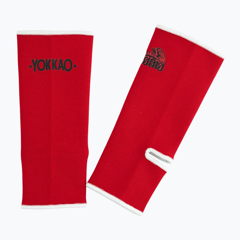 Захист гомілковостопного суглоба чоловічий YOKKAO Muay Thai red