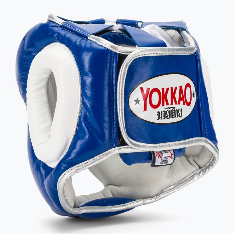 Шолом боксерський чоловічий YOKKAO Training blue 3